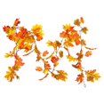 thumbnail image 2 of Maple Leaf Vines Garland | Sunflower Vine Decorative Rattan Polyester | 1.5m Length | Indoor Outdoor Hanging Decoration | Colorful Handmade Faux Plant | Easy Install | Holiday Festival Display, 2 of 9