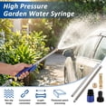 thumbnail image 3 of Austok High Pressure Jet Hose Nozzle Garden Hose Pressure Washer Attachment with Extension Pole 3 Different Nozzles Quick Connectors for Car Washing Gutter Cleaning Watering, 3 of 8