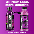 thumbnail image 5 of Protein2o 15g Whey Protein Isolate Hydration Drink, 350mg of Electrolytes, Vitamins B5 & B6, Sugar Free, Grape, 16.9 oz Bottle (Pack of 12), 5 of 6