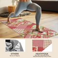 thumbnail image 4 of Pioneer Flower Floral Print Pattern Hot Yoga Mat Towel Non Slip for Hot Yoga - Quick-Drying Yoga Mat Cover with 4 Corner Pockets with Travel Bag - Hot Yoga Towel Non Slip 74"x26", 4 of 6