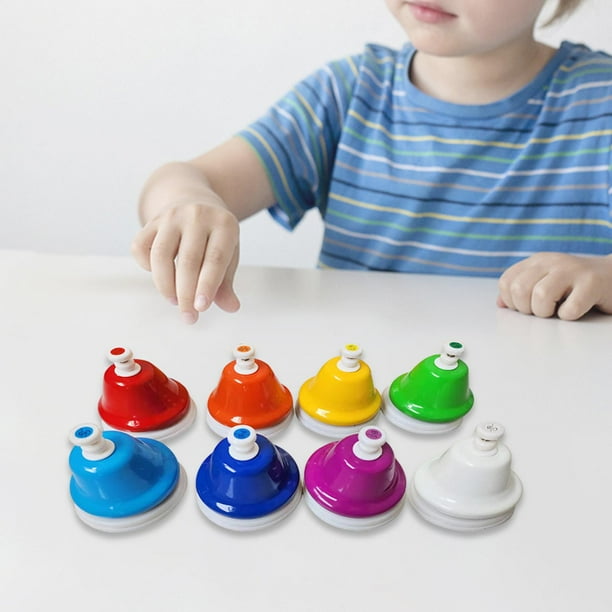 Desk Bells for Kids Diatonic Musical Learning Toys Hand Bells