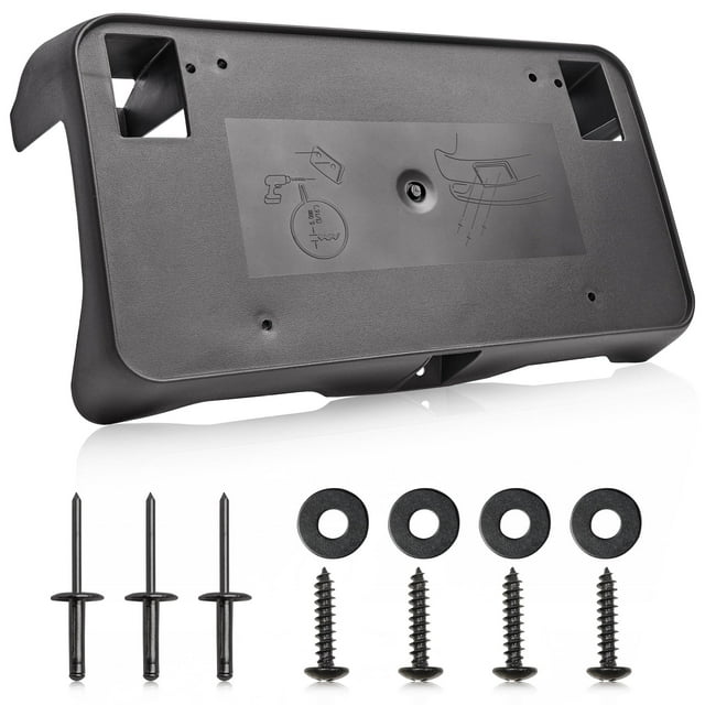 Soporte de matrícula delantero RED WOLF para Chevy Silverado