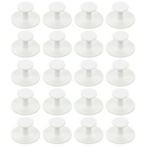 Door Handle Kitchen Cabinet Handles Sliding Cupboard Drawer Knobs Self-stick Dresser Paste Type Pull 20 Pcs