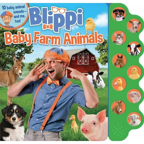 Blippi: Baby Farm Animals (Board Book)