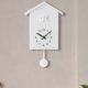thumbnail image 2 of Large Cuckoo Clock,cuckoo Clock - White Birdhouse, Minimalist Modern Desig, 2 of 2