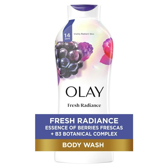 Olay Fresh Outlast Women's Body Wash, for All Skin Types, Berries Frescas, 22 fl oz