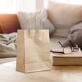 thumbnail image 5 of Kraft Paper Gift Bags with Twisted Handles, 25Pcs Paper Grocery Bags Bulk for Wedding, Party Favors, Grocery, Shopping, Retail Merchandise, Gift Take-Out Sacks Father's Day Home Gifts(Khaki,10.6x4"), 5 of 8
