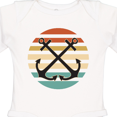 thumbnail image 4 of Inktastic Anchor Nautical Sailing Gift Boys or Girls Long Sleeve Baby Bodysuit, 4 of 5