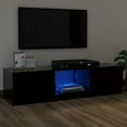 thumbnail image 4 of vidaXL TV Stand Sideboard Entertainment Center Media Unit with LED Lights, 4 of 34