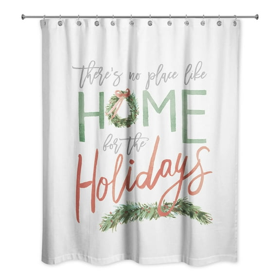 Creative Products Home for the Holidays 71x74 Shower Curtain