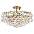 thumbnail image 1 of Elegant Lighting Savannah 18 inch flush mount in brass, 1 of 4