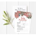 thumbnail image 2 of Inkdotpot Deer Jungle Animals Party Supplies Set Of 50 Baby ShowerPrediction Cards For Baby Shower Game, 2 of 5