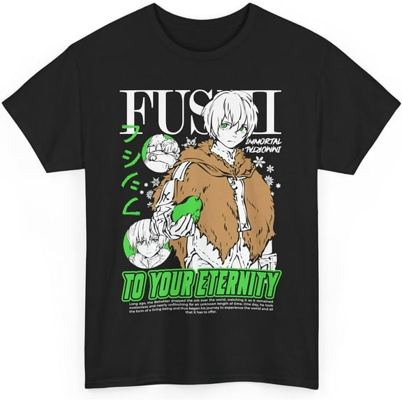 Anime New T-Shirt to Your Eternity Merch Casual Short Sleeved T Shirt Unisex Tee