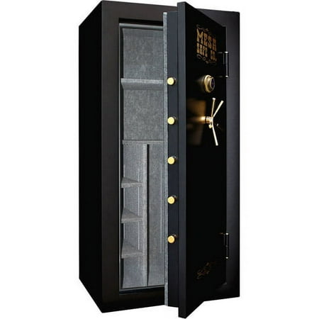 Mesa Safe 40-Gun MBF7236C Fire Resistant Safe with Mechanical Dial Lock Black