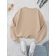 thumbnail image 3 of Sudaderas informales con estampado de oso de peluche para mujer, jersey suave de lana cómodo, Tops holgados con cuello redondo a la moda para mujer, ropa, 3 of 3