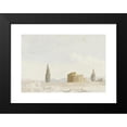 thumbnail image 2 of Abraham-Louis-Rodolphe Ducros 24x18 Black Modern Framed Museum Art Print Titled - Landhuis Aan Foot of Monte Pellegrino (1778), 2 of 5