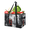 Multicolor 4, variant on Paris Eiffel Tower Pink Rose Reusable Grocery Bags, Foldable Shopping Bags for Groceries with Handles, Large Grocery Tote for Kitchen, Market, Car, Trunk, Picnic