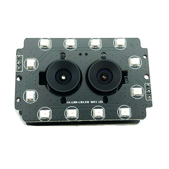 1080P Dual Lens Camera Module 2MP 30FPS 1920x1080P Infrared Black and White with Digital Microphone for Machine Vision