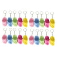 thumbnail image 2 of Little Shoes Chains Key, Llave Slipper Hermoso proceso de silicona 5 Colores Flexibles para la Bolsa para la Mochila, 2 of 7