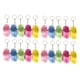 thumbnail image 2 of Little Shoes Chains Key, Llave Slipper Hermoso proceso de silicona 5 Colores Flexibles para la Bolsa para la Mochila, 2 of 7