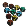 thumbnail image 1 of Numbered Spot Markers,  Training Spot Markers Bright Color  For Basketball For Basketball Sports, 1 of 8
