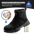 thumbnail image 3 of Sogetch Steel Toe Boots for Men Women Comfortable Lightweight Work Boots Indestructible Safety Shoes, 3 of 7
