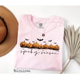 thumbnail image 3 of RosaWear Spooky Season Pumpkin Halloween Jack-o-Lantern Garment-Dyed Tee, 3 of 7