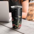 thumbnail image 2 of 20oz Tumbler with Lid and Straw Stainless Mushroom Steel Vacuum Insulated Water Coffee Tumbler Cup, Double Wall Vacuum Insulated Travel Mug Reusable Tumblers for Ice Drinks, Hot Beverage, 2 of 6
