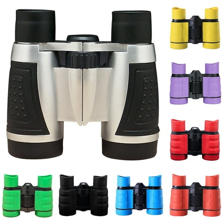 Directer 4X Magnification 30mm Objective Colorful Kids Child Mini Compass Binoculars Toy