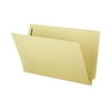 Smead 37160 Recycled End Tab Fastener Folders, Straight Cut, 11 Point, Legal, Manila, 50/Box