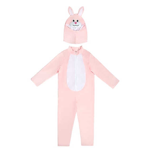 XXWXYD Kids Easter Bunny Costum𝖾 𝖱abbit Animal Plush Set 𝖱omper Child 𝖢osplay Jumpsuit Outfit Party Wear Sleepwear Play Suit