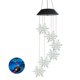 thumbnail image 2 of Bearachild Campana de viento Luz Colgantes de copos de nieve Lámpara colgante de interior impermeable Luces solares de plástico Patio Balcón Iluminación navideña, 2 of 6