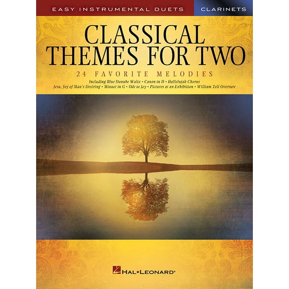 Classical Themes for Two Clarinets: Easy Instrumental Duets, (Paperback)