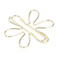 thumbnail image 2 of 100Pcs Funny Planner Clips Innovative Cute Design Anti Rust Electroplating Process Gold Paper Clips for Office Home School Flower, 2 of 4