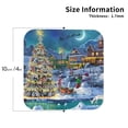 thumbnail image 2 of Vsdgher Christmas Tree Leather Coasters for Drinks, Durable Drink Coasters 4 Set for Tabletop Protection, Luxurious Home Décor and Housewarming Gift ( {designName})Square, 2 of 6