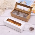 thumbnail image 3 of Kearding Caja de regalo para fiesta de boda, caja de almacenamiento para pastel, Cupcake, caja de embalaje a prueba de polvo, postre, pastelería, Almacenamiento y organización del hogar Blanco Kearding HA081347-02, 3 of 6