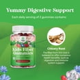 thumbnail image 5 of Natures Craft Kids Prebiotic Chicory Root Fiber Gummies, Digestive Health & Immune Support, Mixed Berry, 120 Count, 5 of 10