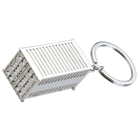 Novelty Mini Shipping Container Keychain Trendy Accessory For Everyday Carry