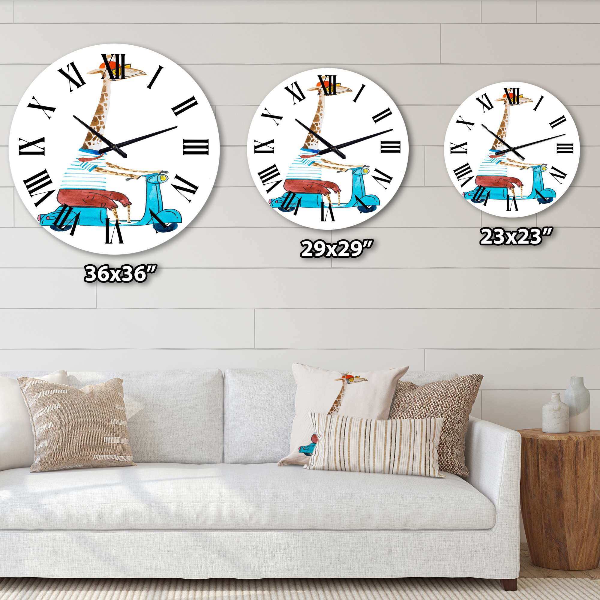 Designart 1 in Wall Clock