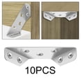 thumbnail image 1 of Soportes de esquina de Acero inoxidable BLESIY 10 piezas 65x22x14 mm, 1 of 8
