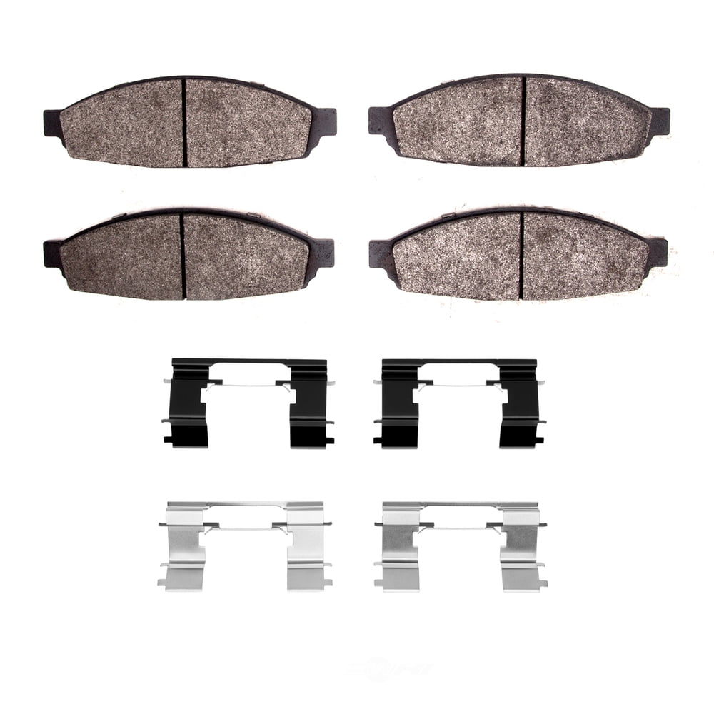 Dynamic Friction Company 1551-0953-01 DFC 5000 Advanced Brake Pads - Ceramic and Hardware Kit - OE