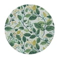 thumbnail image 4 of HAOXIT Round Tablecloth Sage Green Leaf Table Cloths Waterproof Table Cover for Dining Holiday Banquet 54-58, 4 of 8