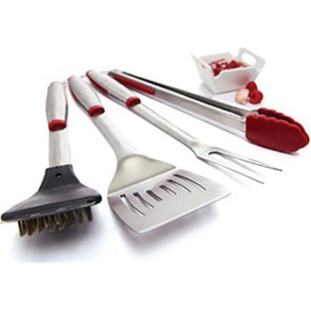 Onward 40070 Stainless Steel Tool Set with Grips - 4 Piece