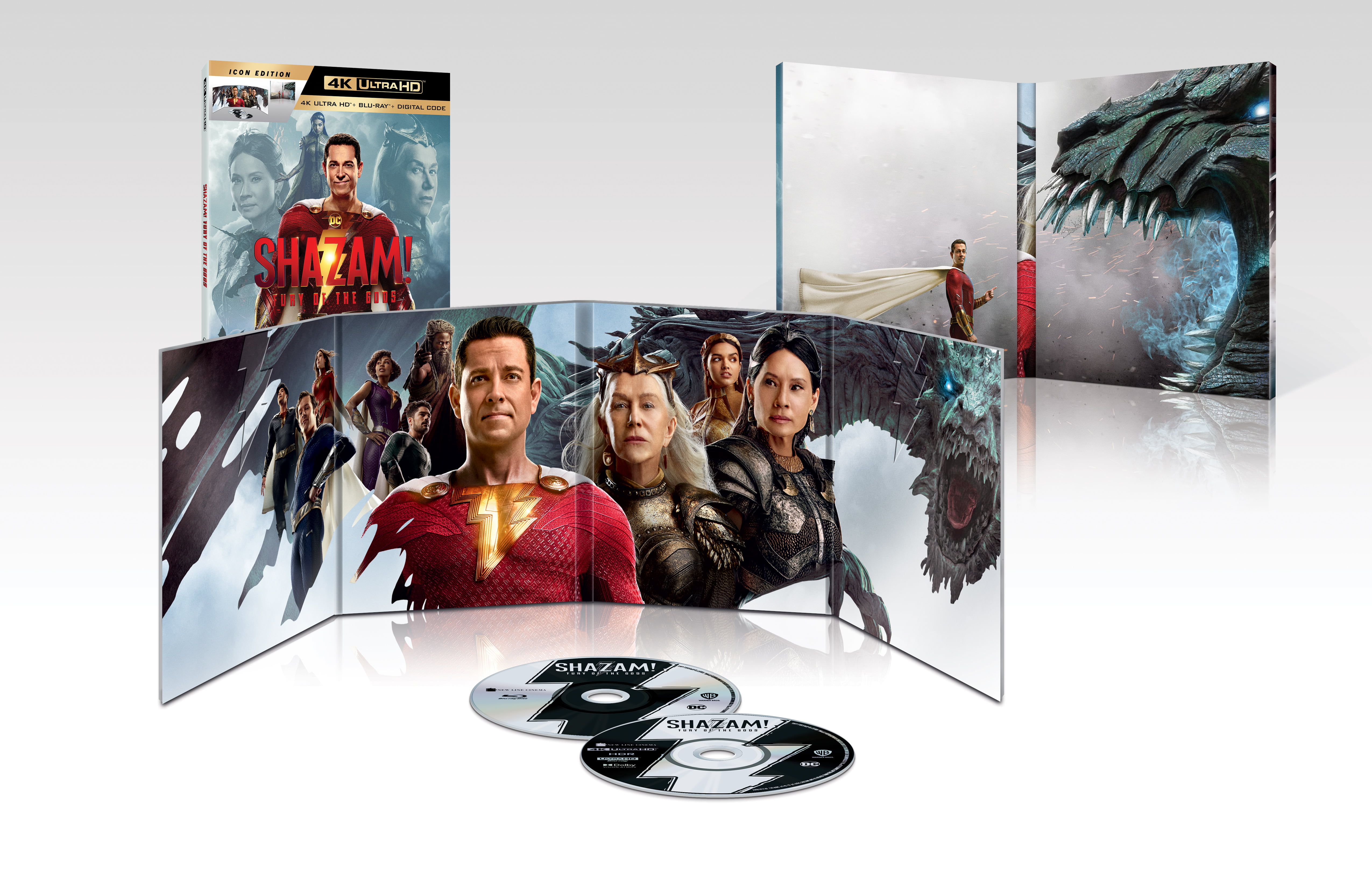 Shazam! Fury of the Gods 4K Blu-ray (4K Ultra HD + Blu-ray + Digital 4K)