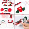 thumbnail image 5 of 12 Uds. De bolsillos para cubiertos de Navidad, decoración de mesa para fiestas, regalos de Navidad (muñecos de nieve). Afortunado Sencillez, 5 of 5