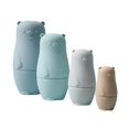 thumbnail image 1 of Montessori Kids Matryoshka Dolls Cartoon Silicone Nesting Dolls Table Decors E65D, 1 of 4