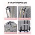 thumbnail image 6 of BAGSMART 17.3" Rolling Laptop Bag Briefcase, Computer Bag Laptop Case Carry-on Luggage Bag with Wheels for Work Business Travel, Women & Men, Gray, 6 of 7