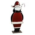thumbnail image 4 of Evergreen 40"H Metal and Wood Santa Statuary Indoor Outdoor Christmas Decor, 4 of 4
