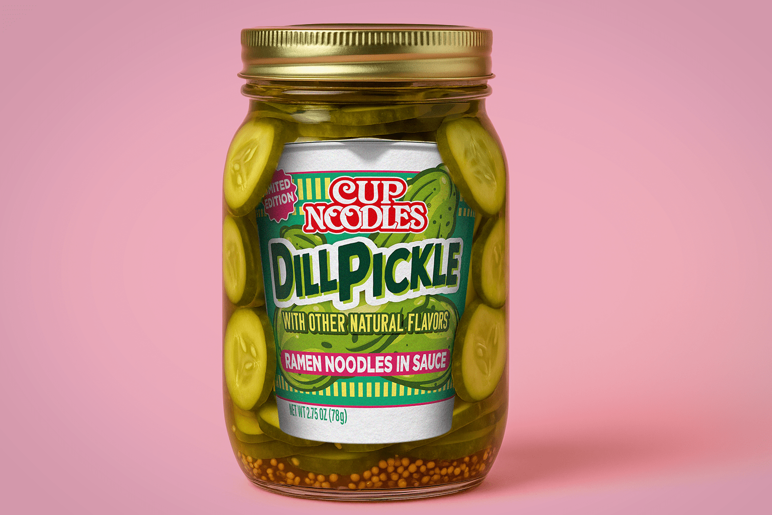 Nissin Cup Noodles Dill Pickle