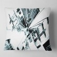 thumbnail image 2 of Designart Fractal 3D Cubes Everywhere - Contemporary Throw Pillow - 18x18, 2 of 5